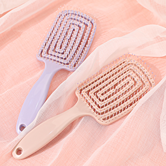 Beautichen Pastel Paddle Detangling Hair Brush – Flexible Vent Hairbrush for Wet & Dry Hair