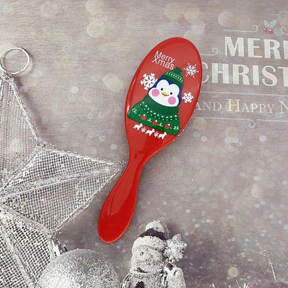 Beautichen Christmas Detangling Hair Brush – Holiday Paddle Hairbrush for Wet & Dry Hair