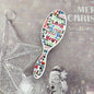 Beautichen Christmas Detangling Hair Brush – Holiday Paddle Hairbrush for Wet & Dry Hair