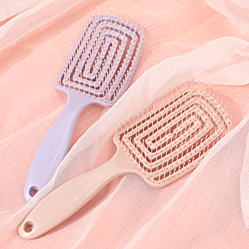 Beautichen Pastel Paddle Detangling Hair Brush – Flexible Vent Hairbrush for Wet & Dry Hair