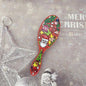 Beautichen Christmas Detangling Hair Brush – Holiday Paddle Hairbrush for Wet & Dry Hair