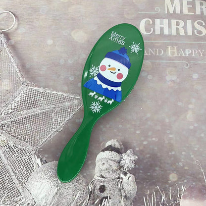 Beautichen Christmas Detangling Hair Brush – Holiday Paddle Hairbrush for Wet & Dry Hair